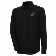 Рубашка San Antonio Spurs Antigua Steamer - Black