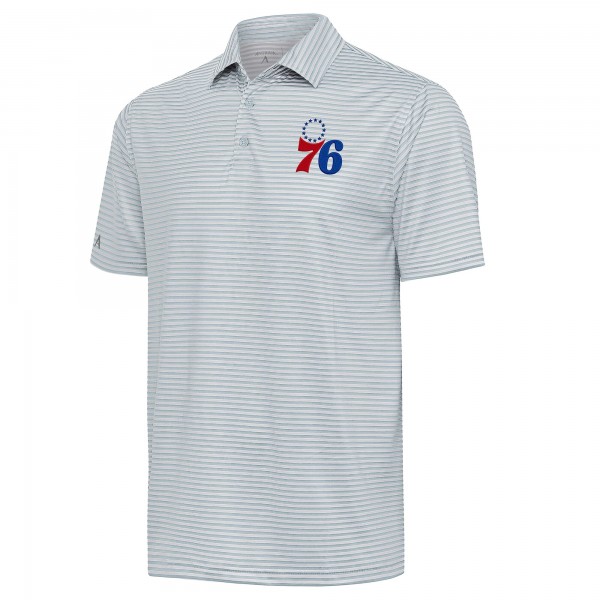 Поло Philadelphia 76ers Antigua Skills - Gray