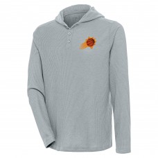 Футболка с длинным рукавом Phoenix Suns Antigua Strong Hold Henley - Gray