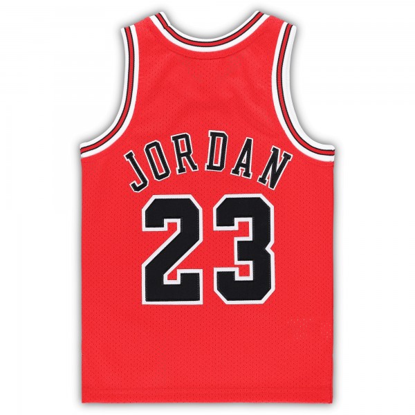 Джерси Дошкольнику Chicago Bulls Michael Jordan Mitchell & Ness Red 1997/98 Hardwood Classics Authentic