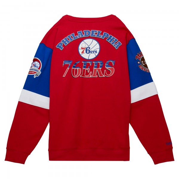 Кофта Philadelphia 76ers Mitchell & Ness Hardwood Classics Vintage All Over 3.0 - Red