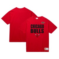 Футболка Chicago Bulls Mitchell & Ness Red Hardwood Classics Legendary Slub