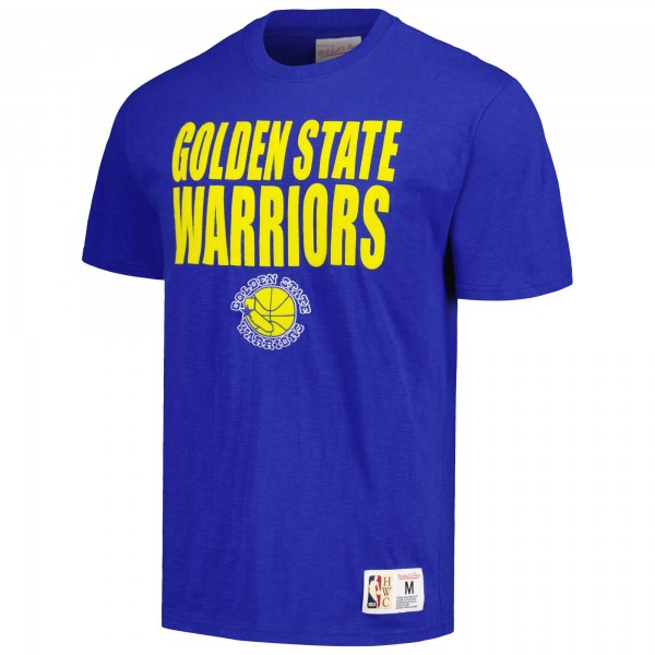 Футболка Golden State Warriors Mitchell & Ness Hardwood Classics Legendary Slub - Royal