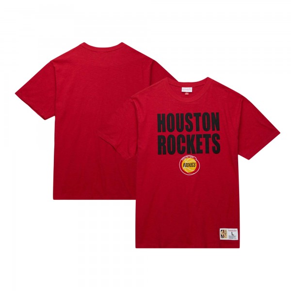 Футболка Houston Rockets Mitchell & Ness Hardwood Classics Legendary Slub - Red
