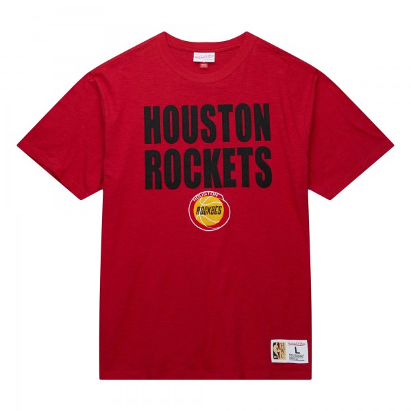 Футболка Houston Rockets Mitchell & Ness Hardwood Classics Legendary Slub - Red