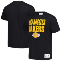 Футболка Los Angeles Lakers Mitchell & Ness Hardwood Classics Legendary Slub - Black