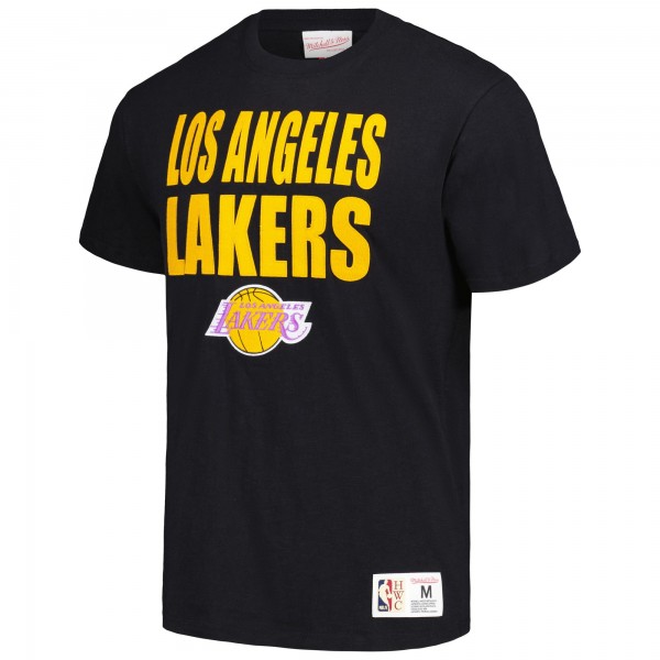 Футболка Los Angeles Lakers Mitchell & Ness Hardwood Classics Legendary Slub - Black