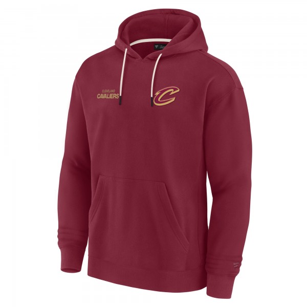 Unisex Cleveland Cavaliers Fanatics Wine Elements Super Soft Fleece Pullover Hoodie