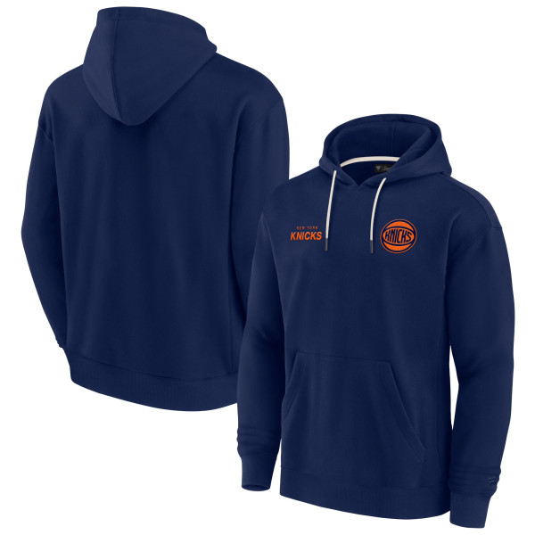 Толстовка Unisex New York Knicks Fanatics Navy Elements Super Soft Fleece