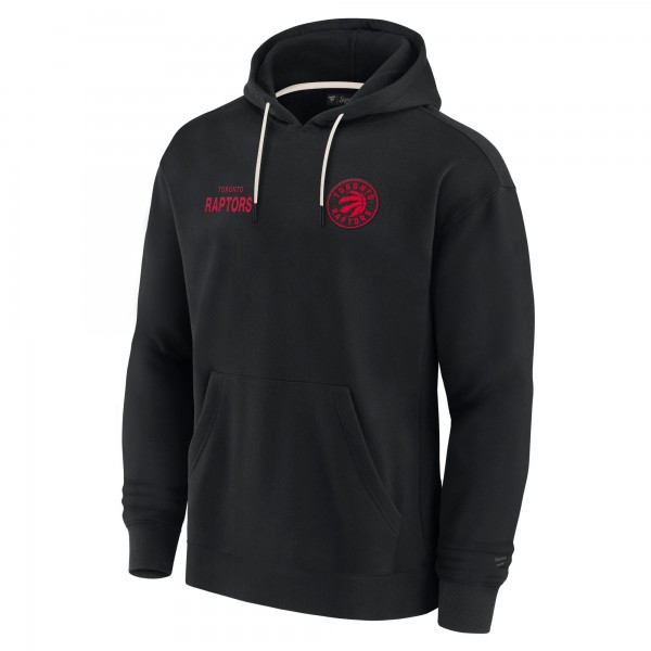 Unisex Toronto Raptors Fanatics Black Elements Super Soft Fleece Pullover Hoodie