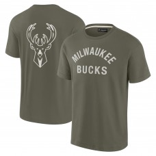 Футболка Milwaukee Bucks Unisex Elements Super Soft - Olive