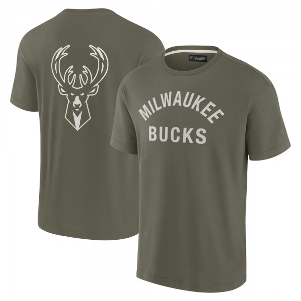 Футболка Milwaukee Bucks Unisex Elements Super Soft - Olive