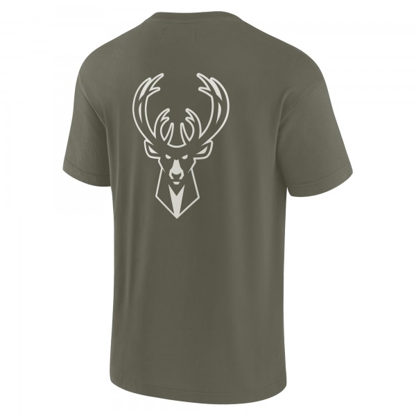 Футболка Milwaukee Bucks Unisex Elements Super Soft - Olive