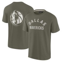 Футболка Dallas Mavericks Fanatics Signature Unisex Elements Super Soft - Olive