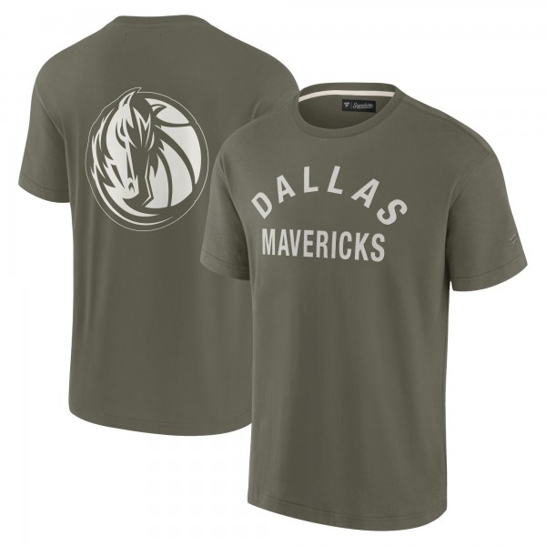 Футболка Dallas Mavericks Fanatics Signature Unisex Elements Super Soft - Olive