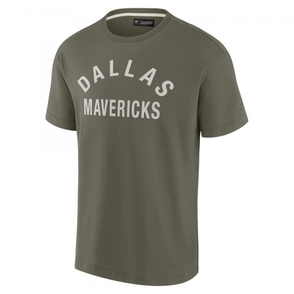 Футболка Dallas Mavericks Fanatics Signature Unisex Elements Super Soft - Olive