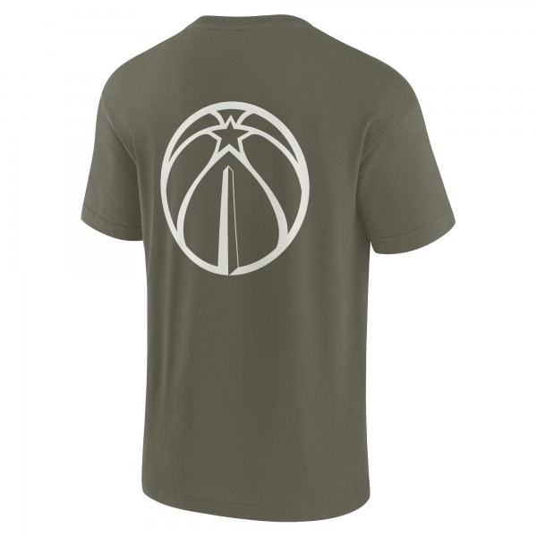 Unisex Washington Wizards Fanatics Olive Elements Super Soft Short Sleeve T-Shirt