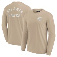 Футболка с длинным рукавом Atlanta Hawks Unisex Elements Super Soft - Khaki