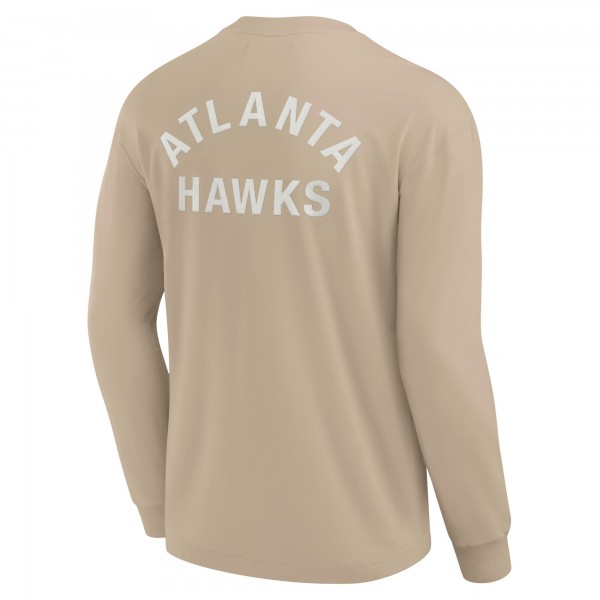 Футболка с длинным рукавом Atlanta Hawks Unisex Elements Super Soft - Khaki