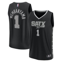 Игровая форма  Victor Wembanyama San Antonio Spurs Fast Break Player - Statement Edition - Black