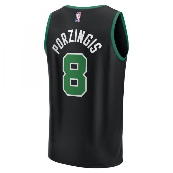 Игровая джерси Kristaps Porzingis Boston Celtics Fast Break Player - Statement Edition - Black