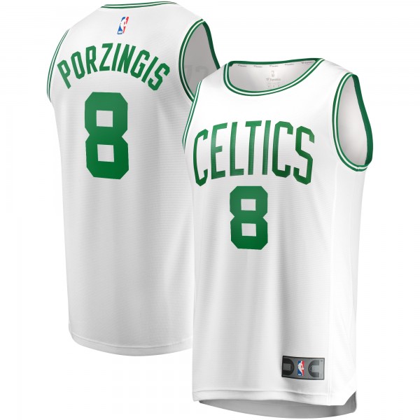 Игровая джерси Kristaps Porzingis Boston Celtics Youth Fast Break Player - Association Edition - White