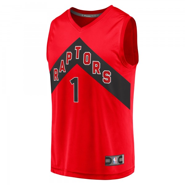 Игровая форма  Gradey Dick Toronto Raptors Fast Break Player - Icon Edition - Red
