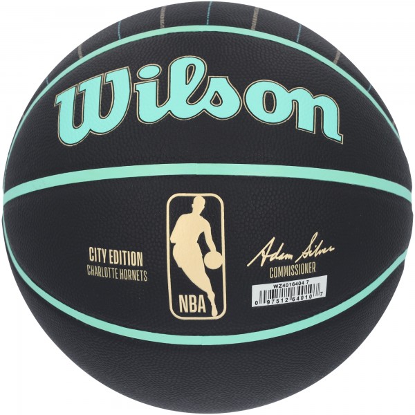 Мяч Brandon Miller Charlotte Hornets Autographed Authentic Wilson City Edition Collectors