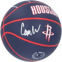 Баскетбольный мяч Cam Whitmore Houston Rockets Autographed Fanatics Authentic Wilson City Edition Collectors