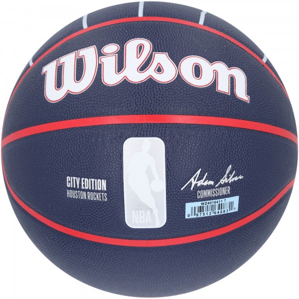 Баскетбольный мяч Cam Whitmore Houston Rockets Autographed Fanatics Authentic Wilson City Edition Collectors
