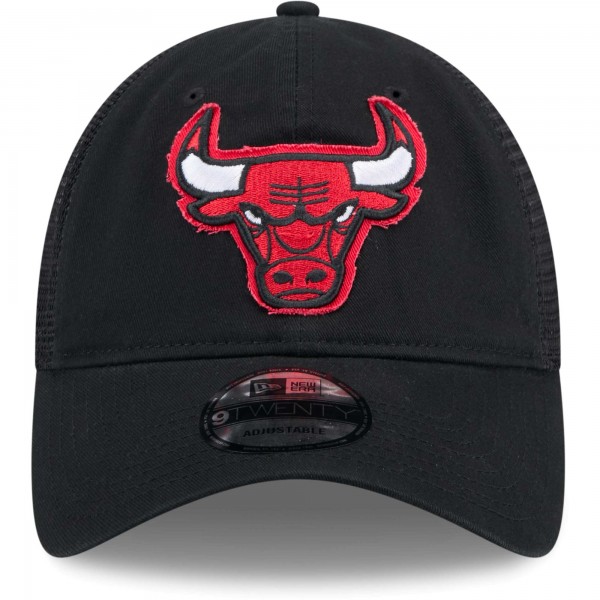 Бейсболка Chicago Bulls New Era Rough Edge Logo Trucker 9TWENTY - Black