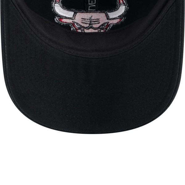 Бейсболка Chicago Bulls New Era Rough Edge Logo Trucker 9TWENTY - Black