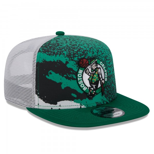 Бейсболка Boston Celtics New Era Court Sport Speckle 9FIFTY - Kelly Green