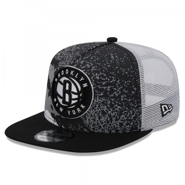 Бейсболка Brooklyn Nets New Era Court Sport Speckle 9FIFTY - Black