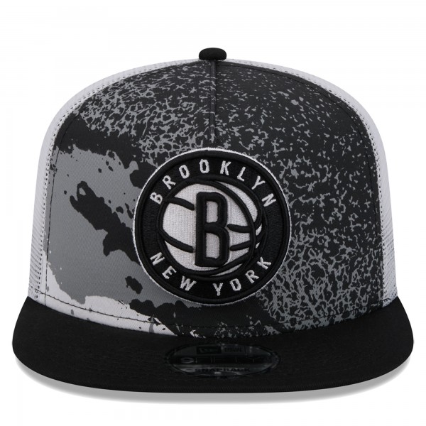 Бейсболка Brooklyn Nets New Era Court Sport Speckle 9FIFTY - Black