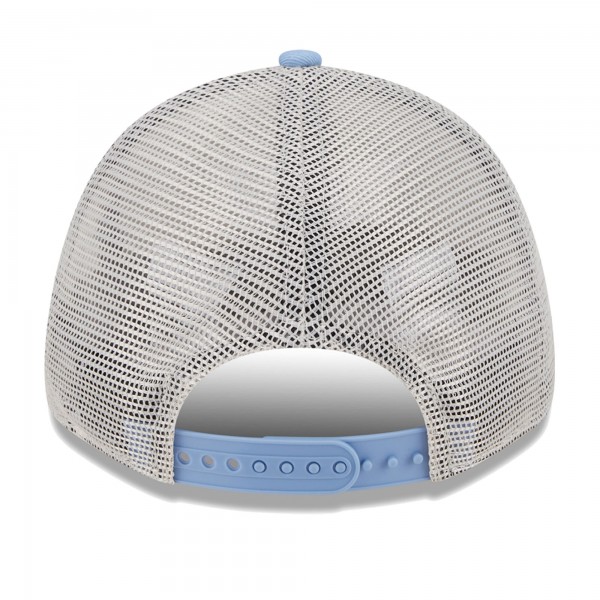 Бейсболка Memphis Grizzlies New Era Throwback Patch Trucker 9FORTY - Khaki/Light Blue