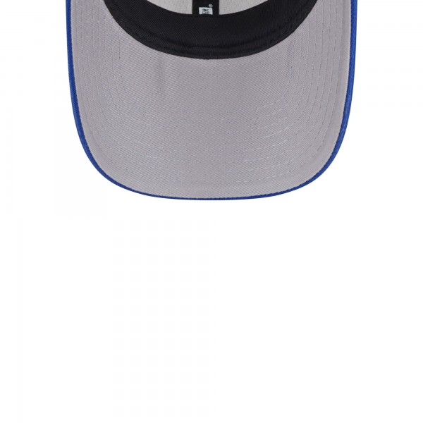 Бейсболка Philadelphia 76ers New Era Khaki/Royal Throwback Patch Trucker 9FORTY
