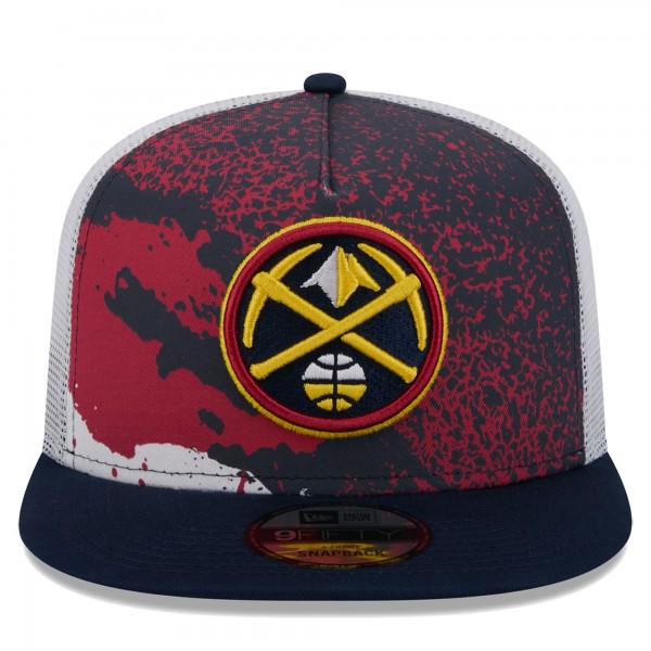 Бейсболка Denver Nuggets New Era Navy Court Sport Speckle 9FIFTY