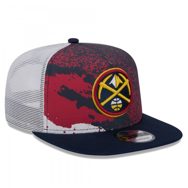 Бейсболка Denver Nuggets New Era Navy Court Sport Speckle 9FIFTY