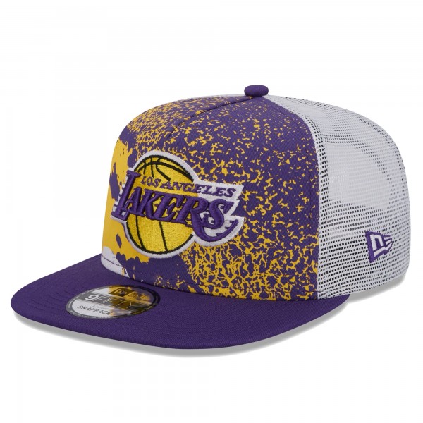Бейсболка Los Angeles Lakers New Era Court Sport Speckle 9FIFTY - Purple