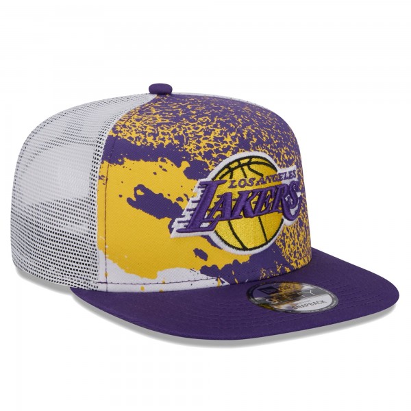 Бейсболка Los Angeles Lakers New Era Court Sport Speckle 9FIFTY - Purple