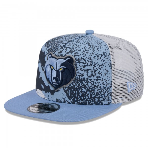 Бейсболка Memphis Grizzlies New Era Court Sport Speckle 9FIFTY - Light Blue