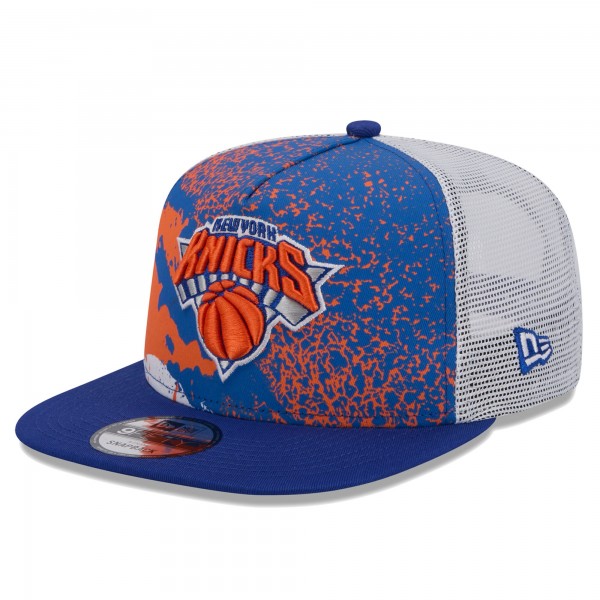 Бейсболка New York Knicks New Era Court Sport Speckle 9FIFTY - Blue