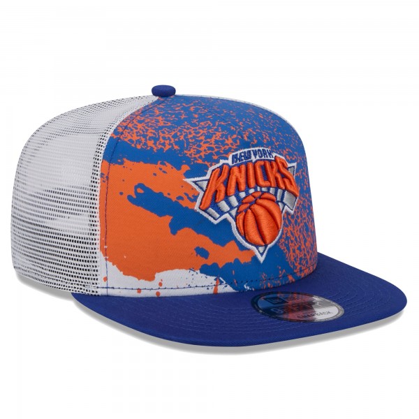 Бейсболка New York Knicks New Era Court Sport Speckle 9FIFTY - Blue