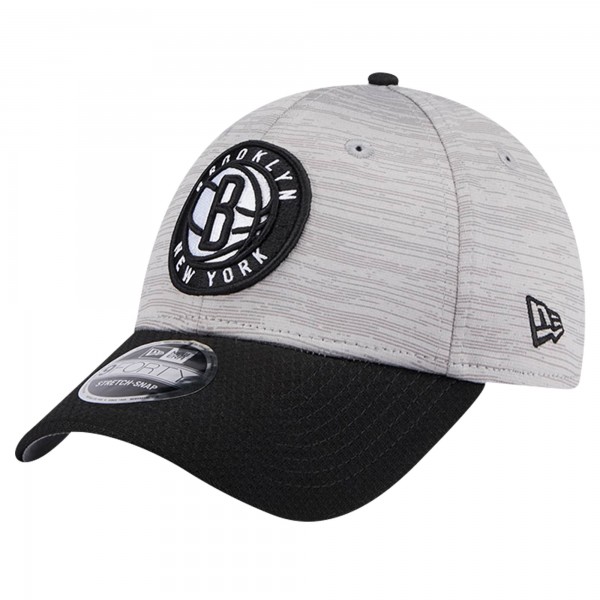 Бейсболка Brooklyn Nets New Era Active Digi-Tech Two-Tone 9FORTY - Heather Gray/Black