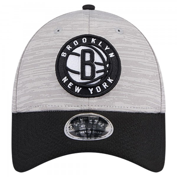 Бейсболка Brooklyn Nets New Era Active Digi-Tech Two-Tone 9FORTY - Heather Gray/Black