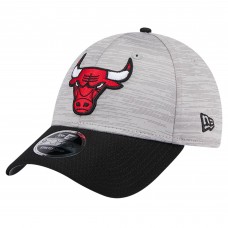 Бейсболка Chicago Bulls New Era Active Digi-Tech Two-Tone 9FORTY - Heather Gray/Black