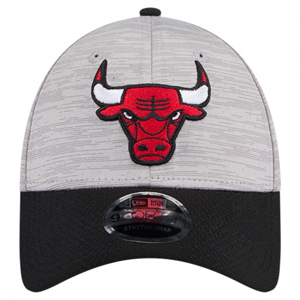 Бейсболка Chicago Bulls New Era Active Digi-Tech Two-Tone 9FORTY - Heather Gray/Black