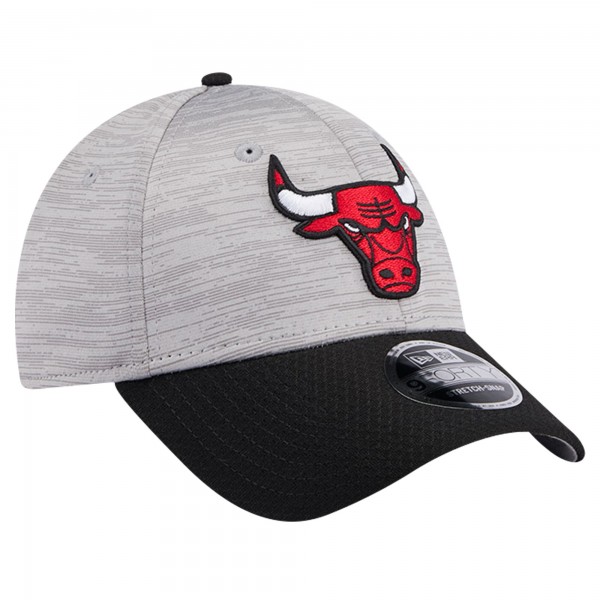 Бейсболка Chicago Bulls New Era Active Digi-Tech Two-Tone 9FORTY - Heather Gray/Black