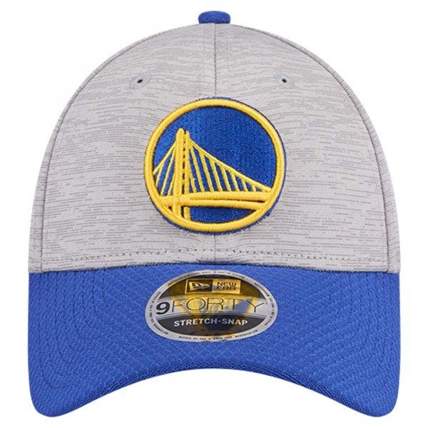 Бейсболка Golden State Warriors New Era Active Digi-Tech Two-Tone 9FORTY - Heather Gray/Royal